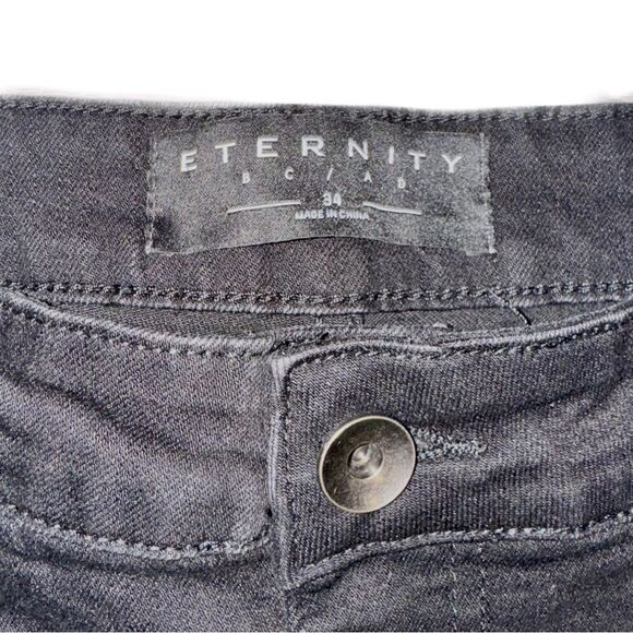 Eternity Camo Shark Mouth Neon Color Pop Denim Black Jeans Men’s Size 34 - Picture 6 of 12